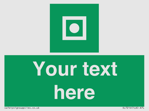 Custom sign safe condition Shipboard general alarm